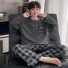 Boys Cotton Pajama Set Long Sleeve Cartoon Print Sleepwear Kids Ages 8 Fall Home Wear