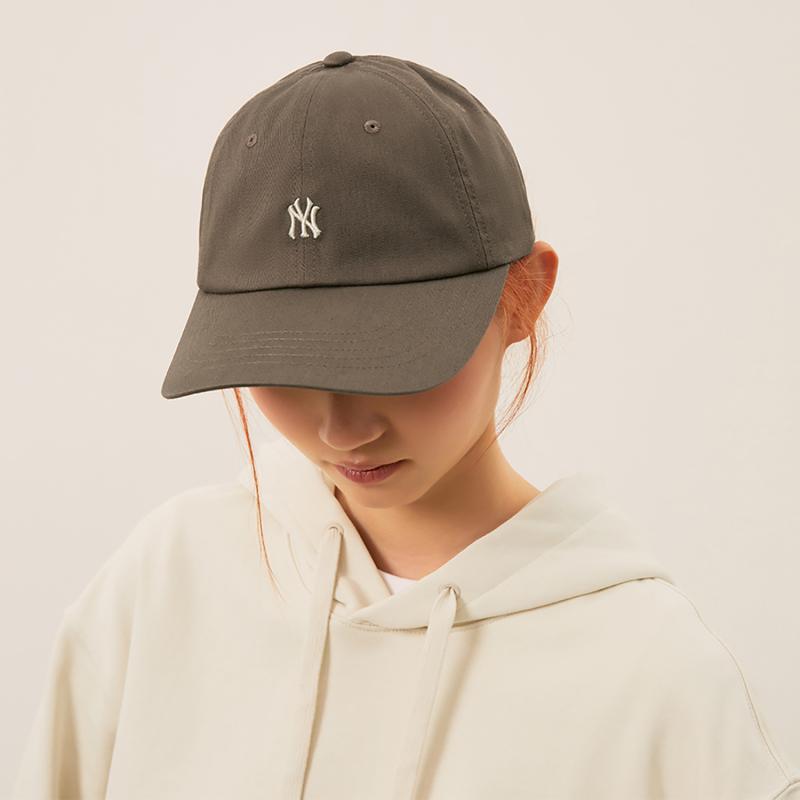 MLB Cotton Baseball Cap For Sun Protection Unisex Brown Fashion 3ACPB045N-50BR