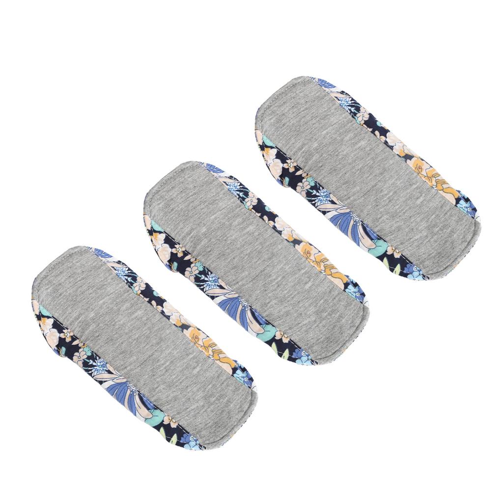 Washable Feminine Pads Leakage Proof Strong Absorbent Breathable Reusable Cotton Menstrual Pads 3pcs MSH007
