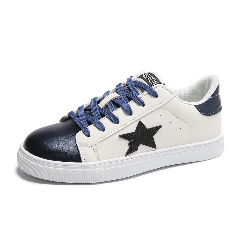 

Трансграничные грязные туфли Корейская версия Женские Новые Блестящие Серебристые Ретро Пара Звезда Сделано Старые Грязные Женские Белые Туфли 43 синий