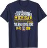 Michigan Wolverines 2026 National Champs Men's Basketball T- Shirt