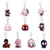 Милий мультяшний кулон-брелок Людина-павук Смішний кіт Пара Рюкзак Іграшка Подарунок Для аксесуарів Підвіска на сумку Брелоки Ювелірні вироби Подарунки