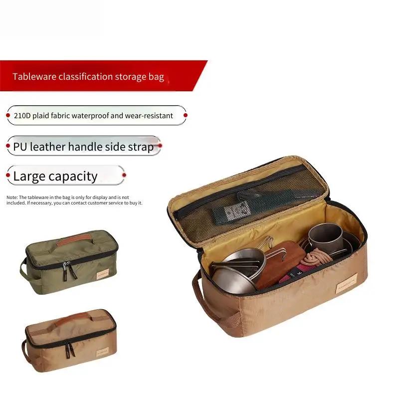 31x13x12cm 1 szt. Ręczna Torba do Przechowywania na Zewnątrz - Sortuje Naczynia Piknikowe/Kubki Kuchenkę Gazową Butle Wielofunkcyjna Torba na Różności