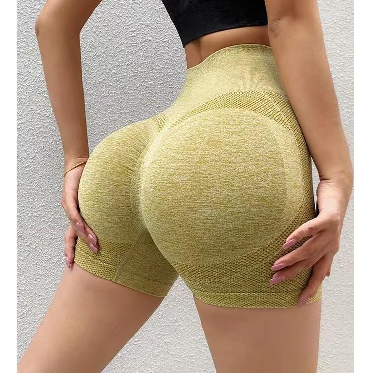 Fitness Sports Shorts High Waist Breathable Tights Anti-exposure Yoga Pants Women