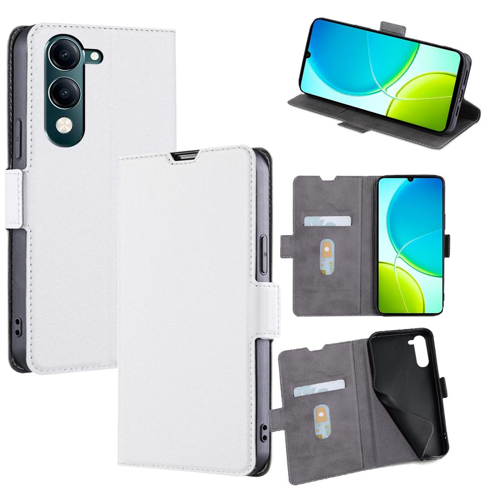 For vivo Y29s 5G/Y04 4G Case Card Holder PU Leather Phone Cover