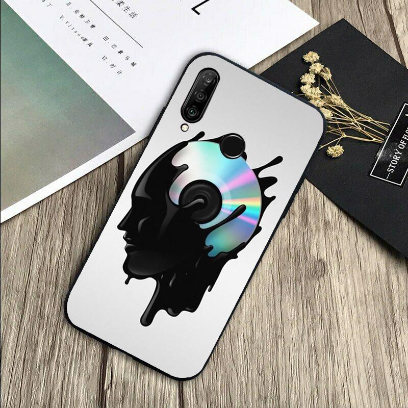 Vinyl DJ Record Art For Huawei Nova 5T 9 10 SE 7i 8i 11i 12i Y73 Y90 Y70 Y72 Y61 Y91 P60 Pro P40 P30 Lite Case
