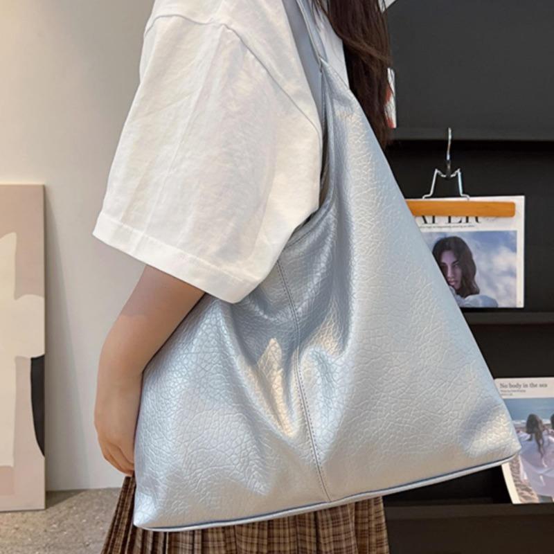 Underarm Bag Female Summer Hipster Tote Bag Student Class Large Capacity Shoulder Bag Commuter Bag