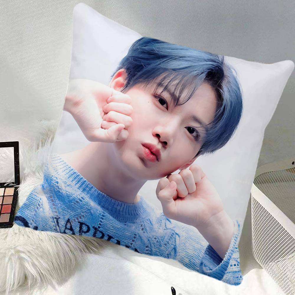 Kim Jun Kyu Treasure Pillow Case Square Pillow Bedroom Sofa Leisure Comfort Cushion Car Home Decoration