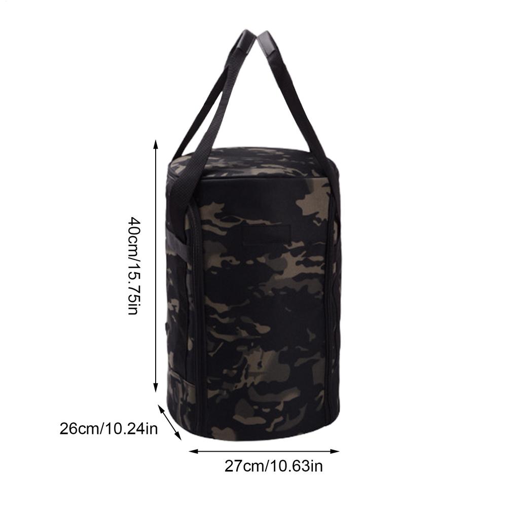 

Camping Bags For Organizing With Handles Cylinder Carry Case Bag Tank Storage Camping Organizer Outdoor Cooking Travel Picnic зелений