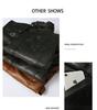 Men's Plus Size Washed PU Leather Motorcycle Jacket