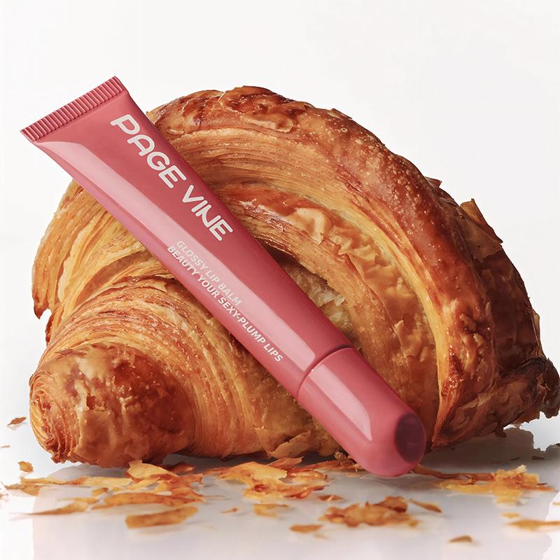 PAGE VINE Peptide Lip Gloss Liquid Lipstick Hydrating Moisturizing Non-Sticky Glossy Lip Oil