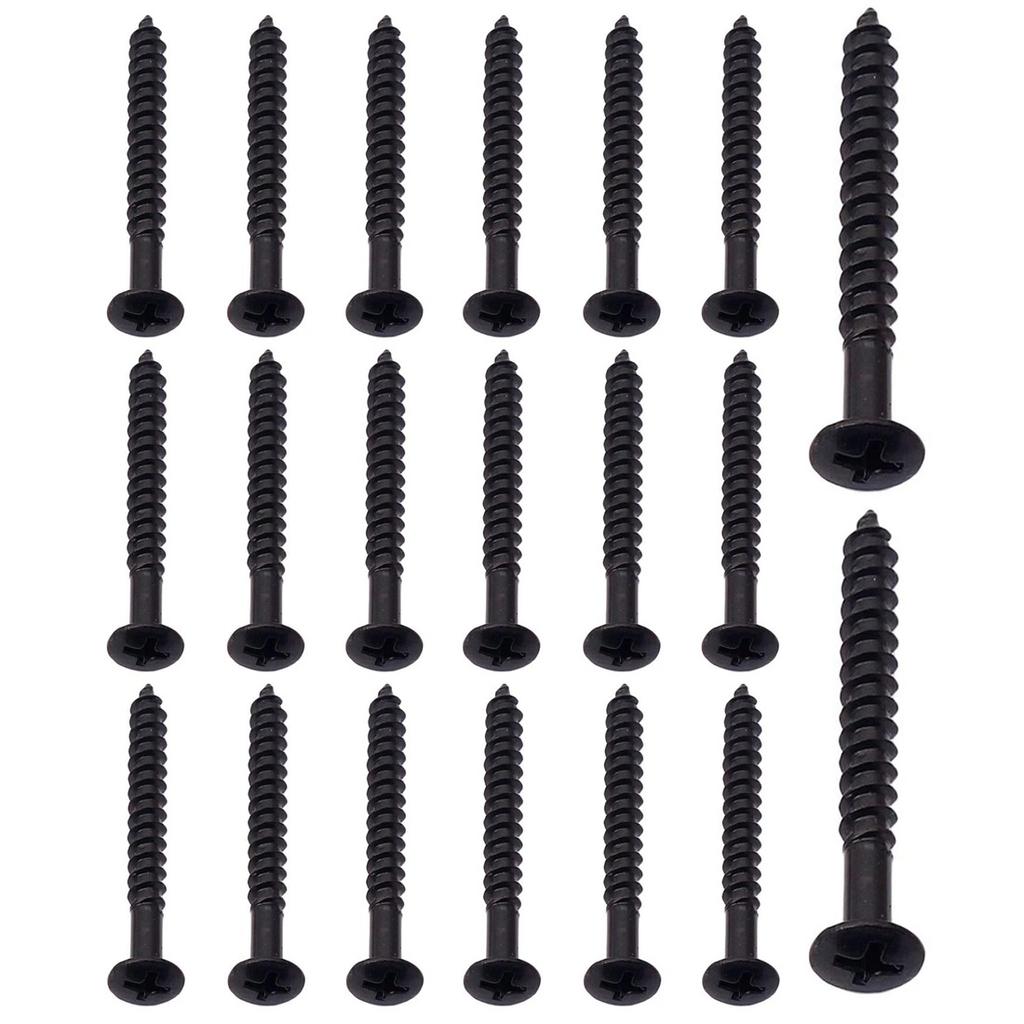 20 Electric Guitar Neck Plate Screws for Fender Strat and Tele