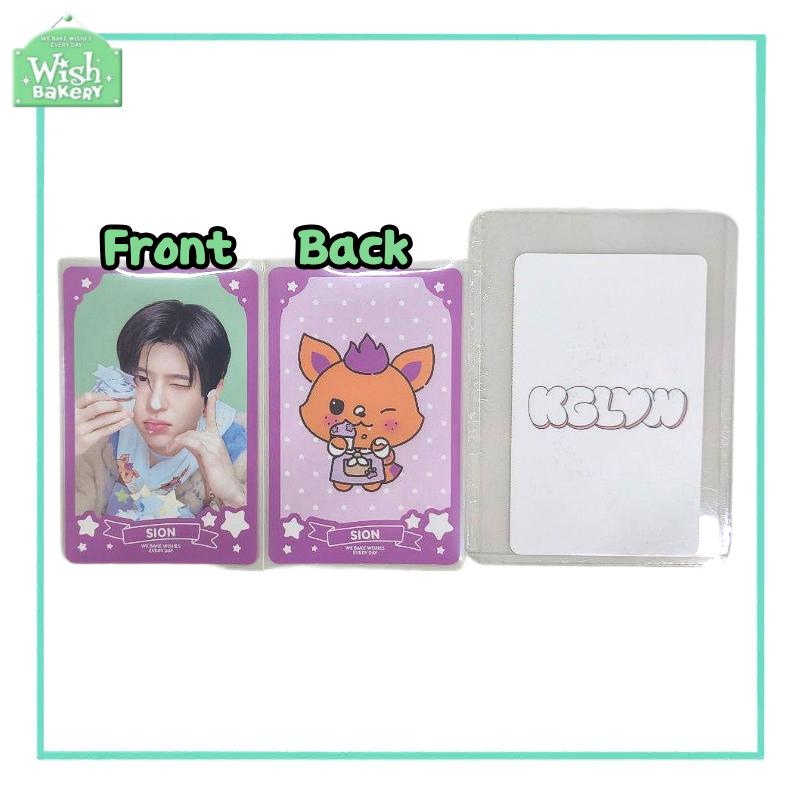 NCT WISH Selfie / Concept Photocard Bakery Pop-up Official Korea PC / Member Concept Sion