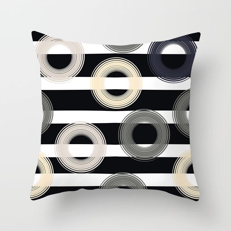 Nordisch Ins Kissen Polka Dot Geometrischer Streifen Kissenbezug Quadratische Heimtextilien