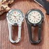 Alloy Material Fluorescent Dial Multi-Functional Mountaineering Pendant Watch, Safety Buckle Pointer Multi-Functional Mountaineering Pendant Watch