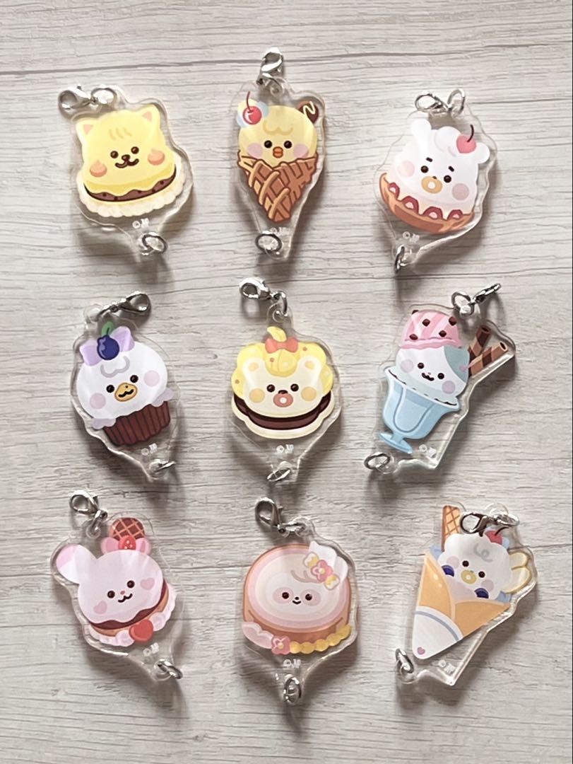 

[USED] NiziU NIZOO Cafe Acrylic Charm Complete