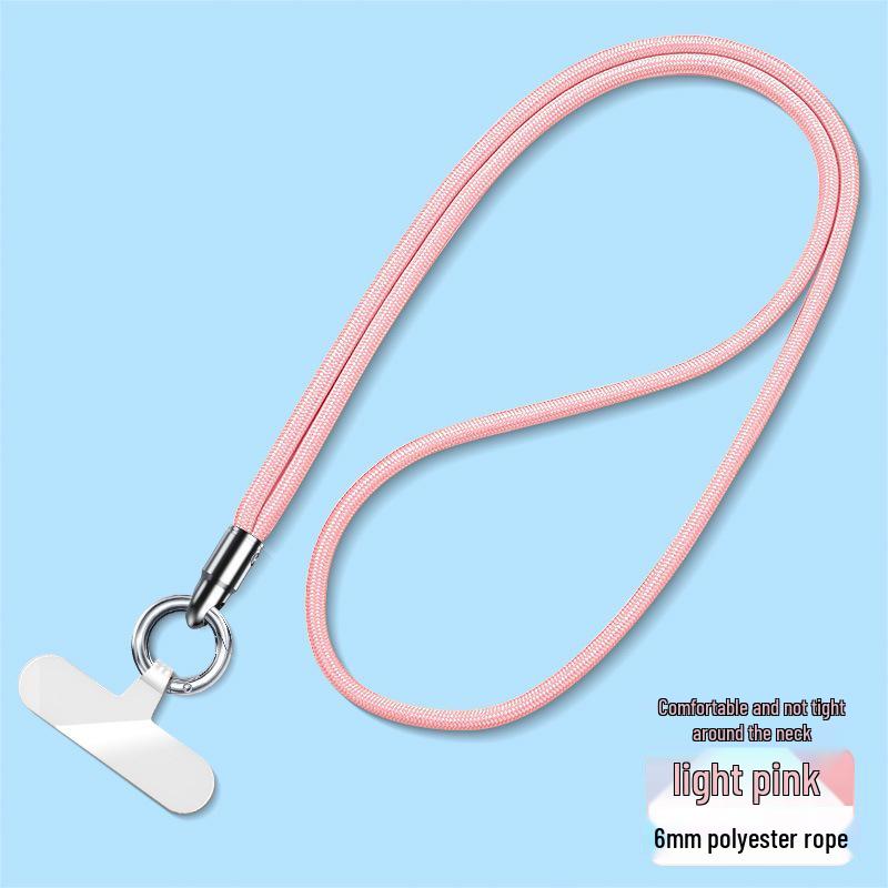 Šňůrka na mobilní telefon na zápěstí a přes tělo s kroužkem na prst, popruh proti ztrátě a těsnění proti pádu