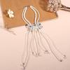 Light Luxury High-End Full Diamond Bow Pearl Tassel Necklace Banquet Runway Dress Accessories For Women Gift