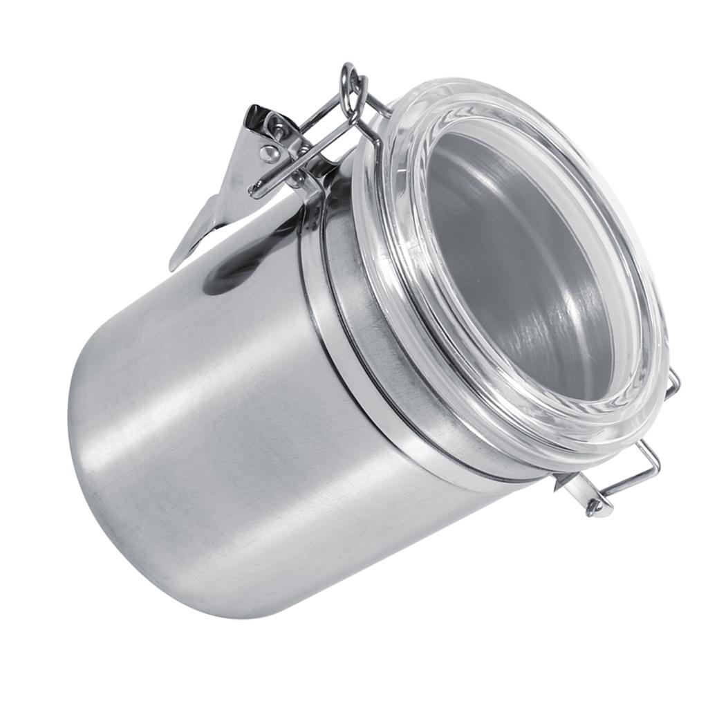 4 Sizes Stainless Steel Kitchen Food Storage Container Bottle Sugar Tea Coffee Beans Canister