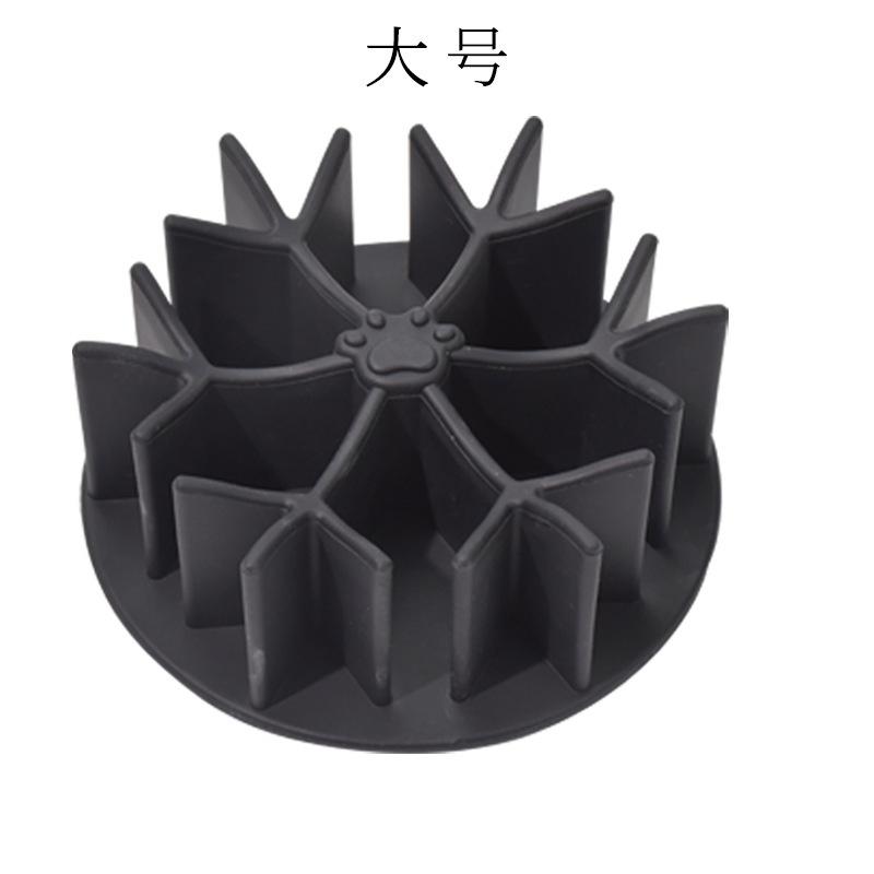 Pet Slow Feeder Bowl Silicone Material Non-Toxic Strong Suction Base Anti-Choking Design Durable Easy to Clean Suitable for Various Pets