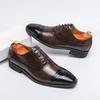 Men's Pointed Toe Leather Shoes - Classic, Formal, and Casual Wedding Groom Footwear