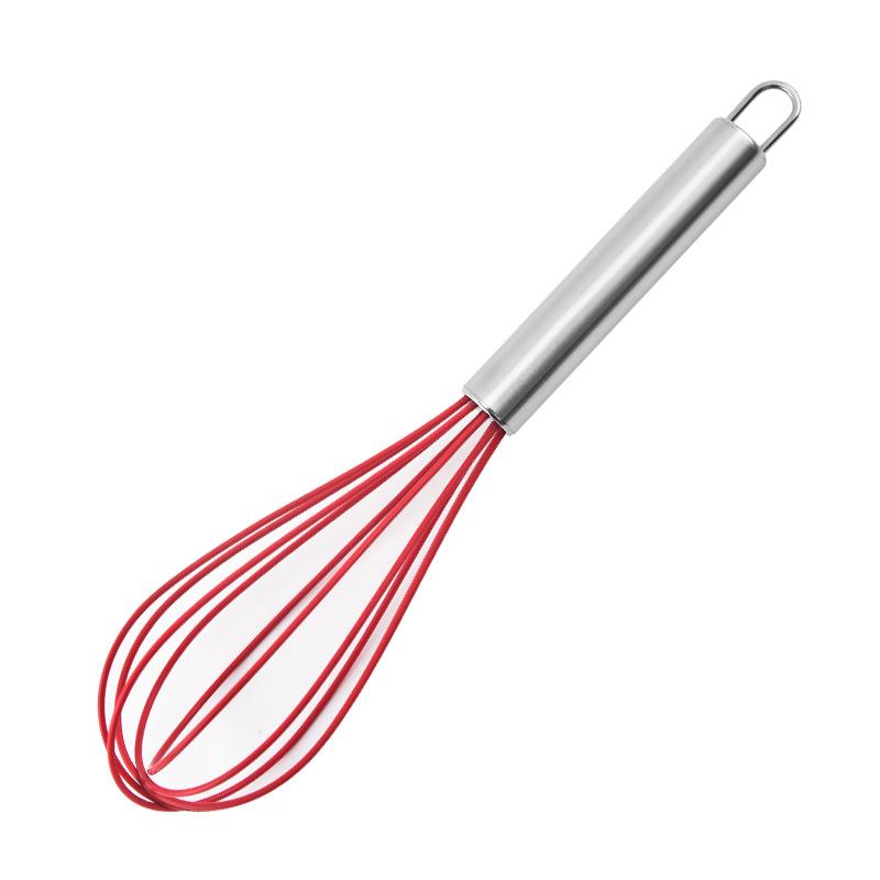 Food-Grade Stainless Steel Silicone Egg Whisk & Cream Whipper