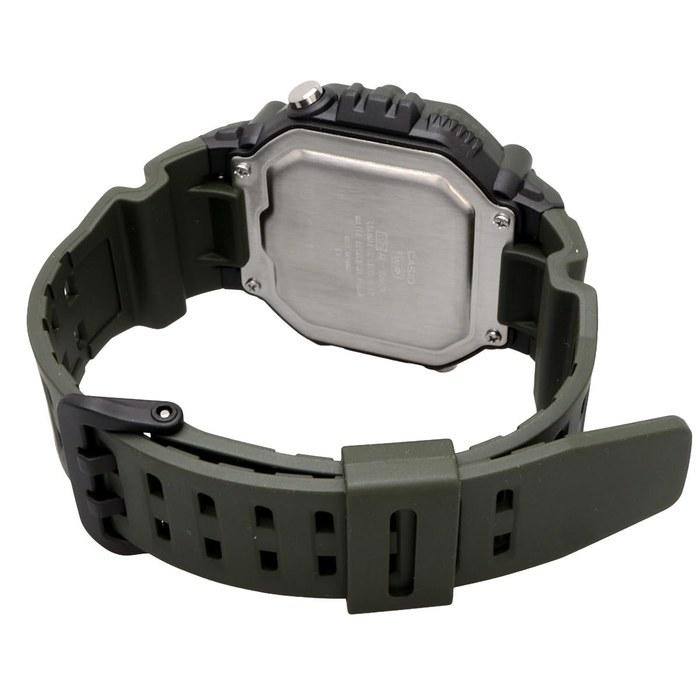 Casio Standard Digital Men's Watch AE-1600HX-3AV, Military Green, Long Strap