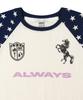 AMOU Always Star Reglan T-Shirts Blue