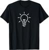 Light Bulb TEE Shirt Bright IDEA T Shirt T-Shirt
