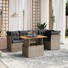 VidaXL Garden Lounge Set with Cushions 5 Pcs, Patio Sofas, Patio Furniture Set, Outdoor Furniture, Grey 3270822