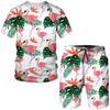 NEW Tropical Floral Print Men's Tees/Beach Shorts/Suits Fashion Summer Hawaiian Sets Casual Short Sleeve T-Shirt Holiday Outfits