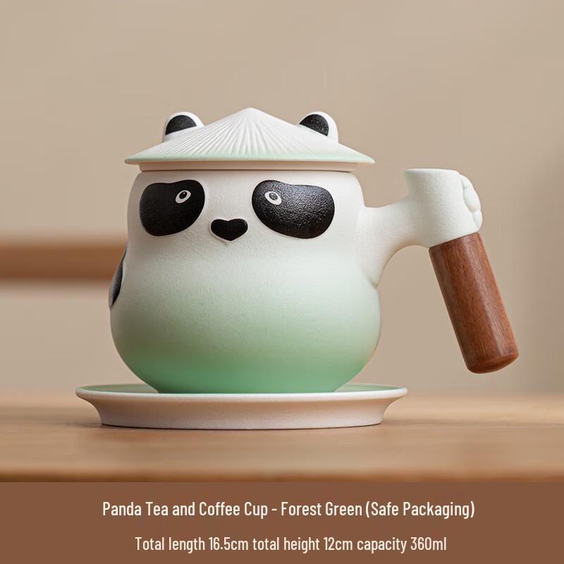 Panda Ceramic Tea Infuser Mug