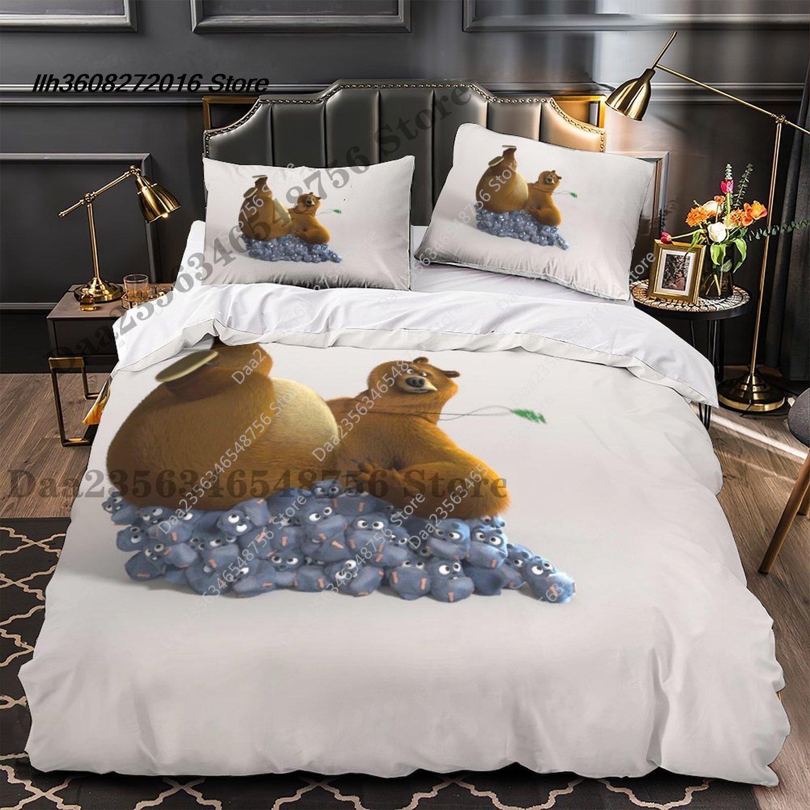 Jessica Chen Unisex New New Popular Grizzy And The Lemmings Bedding Set Single Twin Full Queen King Size Bed Set Aldult Kid Bedroom Duvetcover Set 3