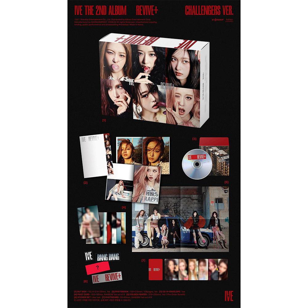 [Vorbestellung] IVE - DAS 2. ALBUM [REVIVE+] (BANGERS Version / CHALLENGERS Version)