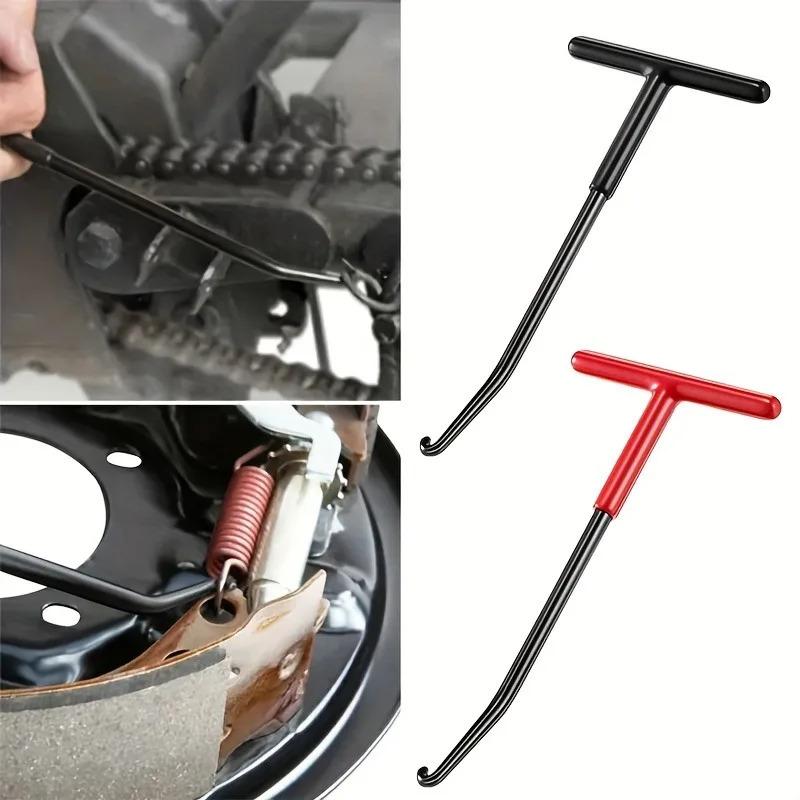 2 Pcs Universal T Handle Exhaust Spring Puller for Effortless Reliable Motorcycle Maintenance Handle Exhaust Spring Puller