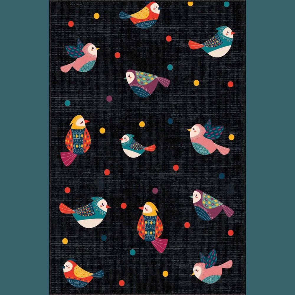 Miru Home Digital Print Washable Non-Slip Dot Base Living Room, Kitchen, Corridor Carpet And Runner Mcy-74