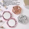 1PC Portable Mini Mirror Retro Rose Flower Small Pocket Makeup Mirror Double Sided Hand Mirrors Compact Cosmetic Beauty Tool