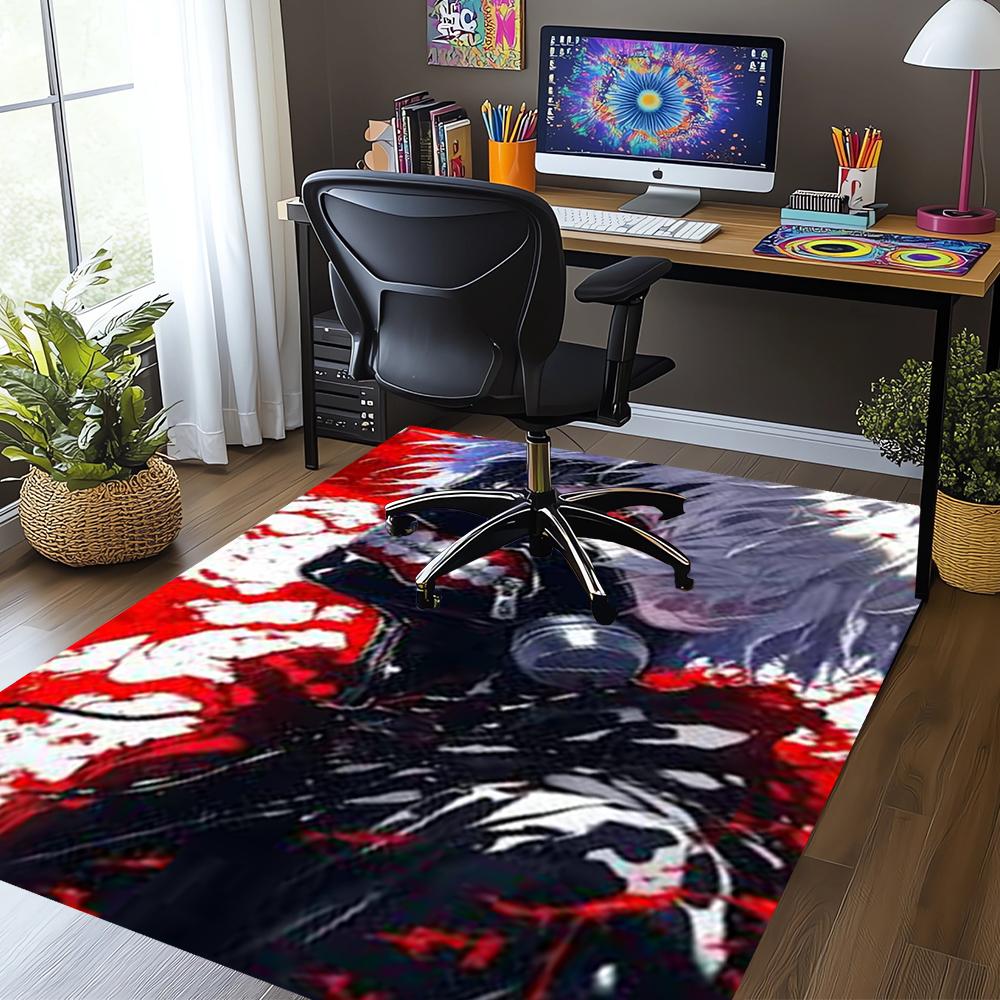 Tokyo Ghoul Printed Carpet,Rug,for Office Chair Living Room Bedroom Kitchen Room Decor Gifts.