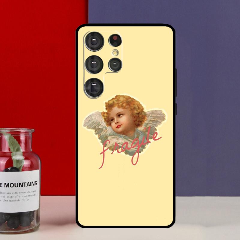 Renaissance-Engel im Himmel Hülle Case Für Samsung Galaxy S25 Ultra S9 S10 S20 S21 S22 Plus S23 Ultra S24 FE Handyhülle