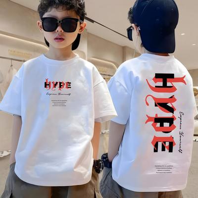Children's Fashionable Casual T-shirt Loose and Comfortable Versatile Top