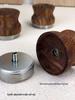 Adjustable Three-Spring Coffee Tamper - 304 Stainless Steel & Rosewood - 51/53/58mm