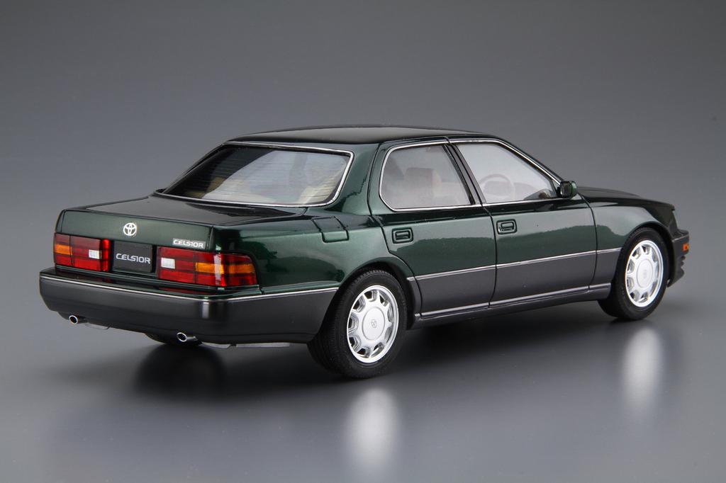 Aoshima Bunka Kyozaisha The Model Car Series Toyota UCF11 Celsior Specification F Package 1992 Plastic Model 1/24 4.0C No.72