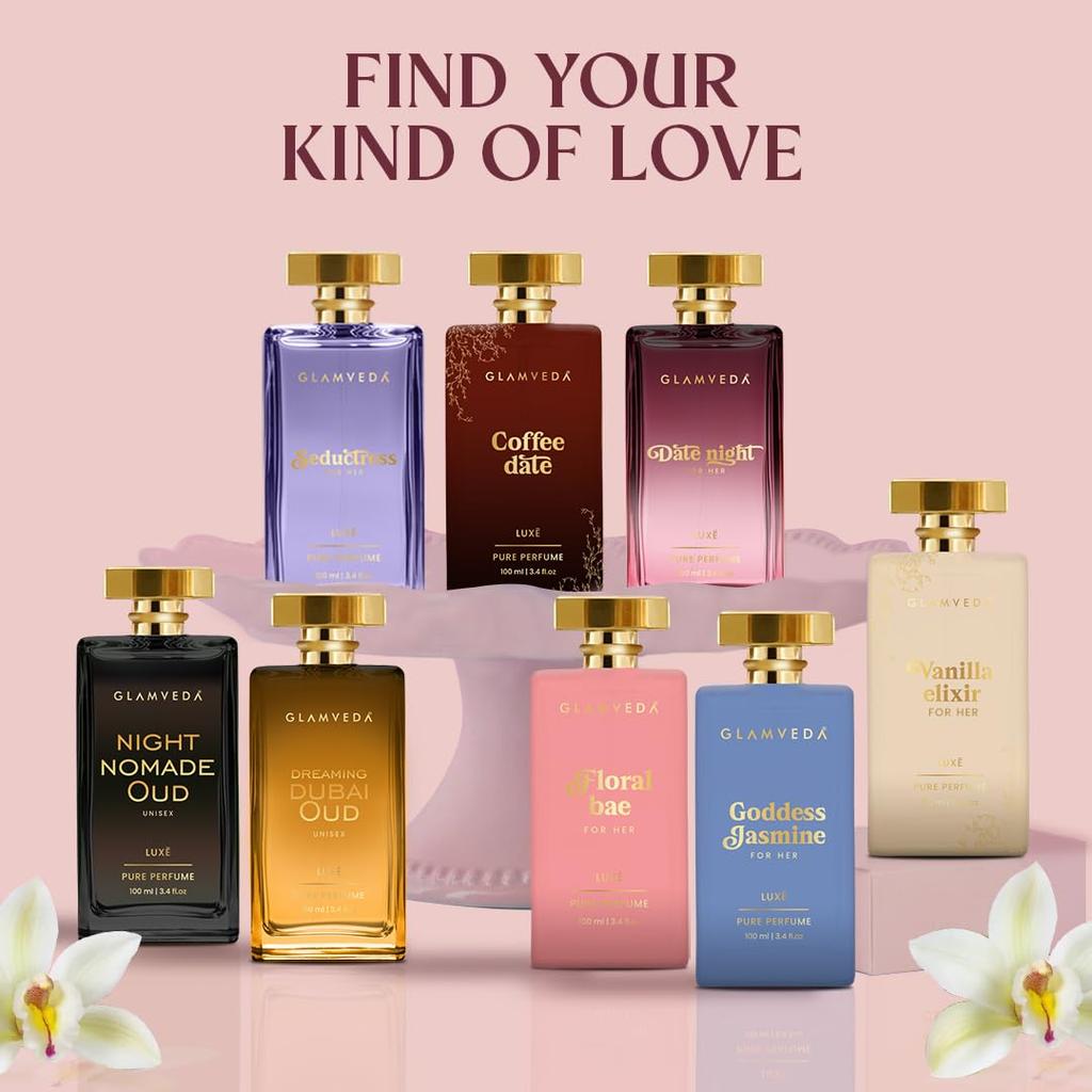 Glamveda Luxury Date Night Long Lasting | Perfume for Woman 100ml |