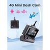 ADAS 4G Android DVR Remote Parking Monitor 3''Touch Dash Cam WIFI GPS Dual Lens 2WAY Talk Live Streaming On Car ASSIST APP