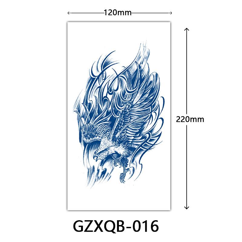 Herbal Half Arm Tattoo Stickers, Big Arm Juice Semi-Permanent Tattoo Stickers, Sweatproof Tattoo