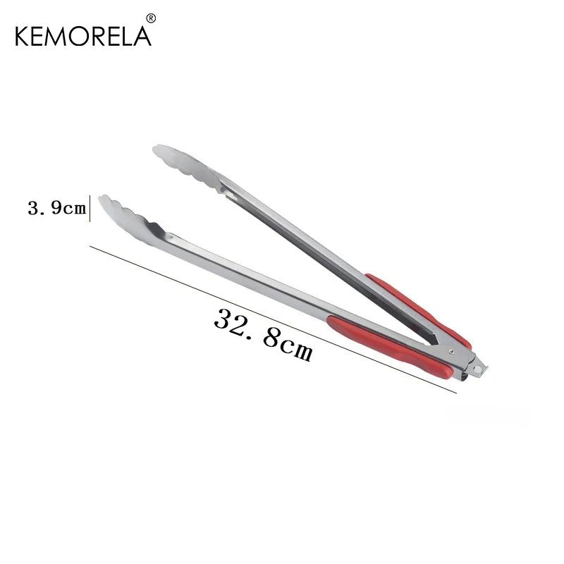 

Kitchen Utensils Silicone Barbecue Tongs Cookware Bbq Small Tools Cooking Salad Bread Serving Tongs Stainless Steel Tools Clip