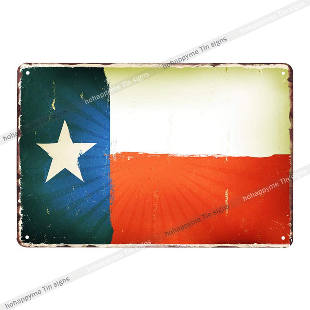 American Canada National Flag Wall Decoration Tin Sign Vintage Country Flag Metal Plaque Childrens Room Decor xcm