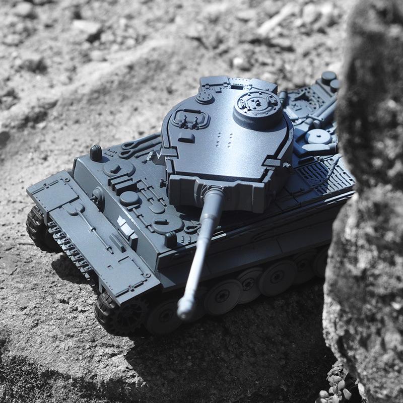 DIY Building Block 4D Assembled Military Model 1/72 Wwii Tiger Tank Square Puzzle Assembly Brick Toys for Children's Gifts Kids