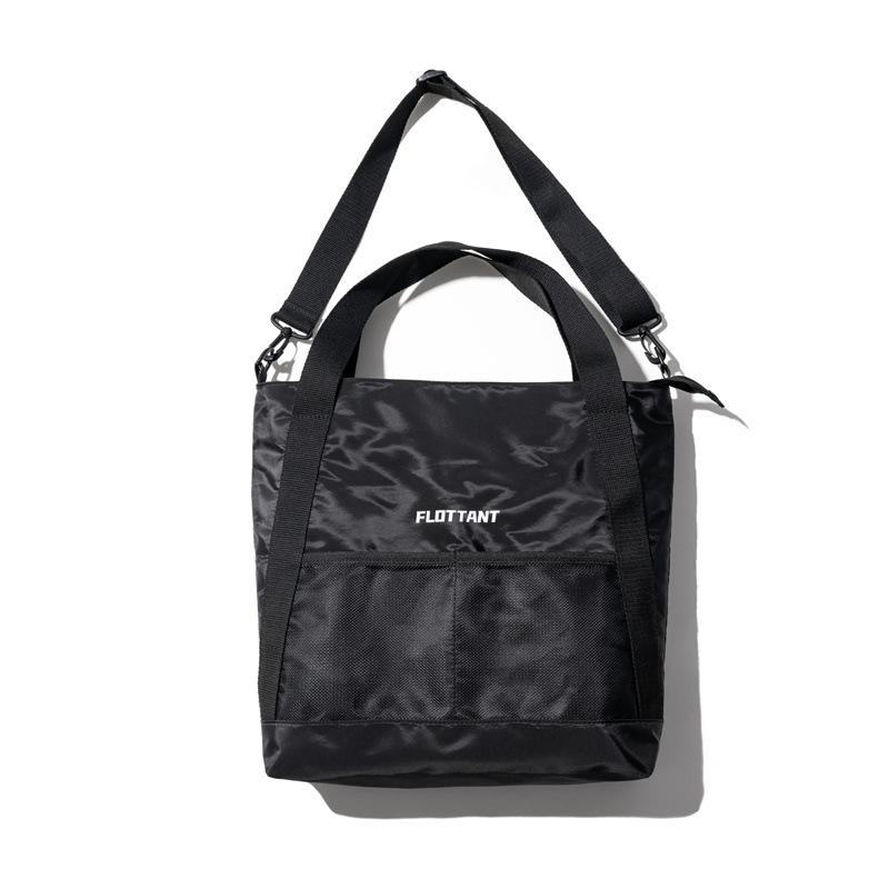 

Сумка через плечо Женская повседневная нейлоновая сумка-тоут Дорожный рюкзак чёрный