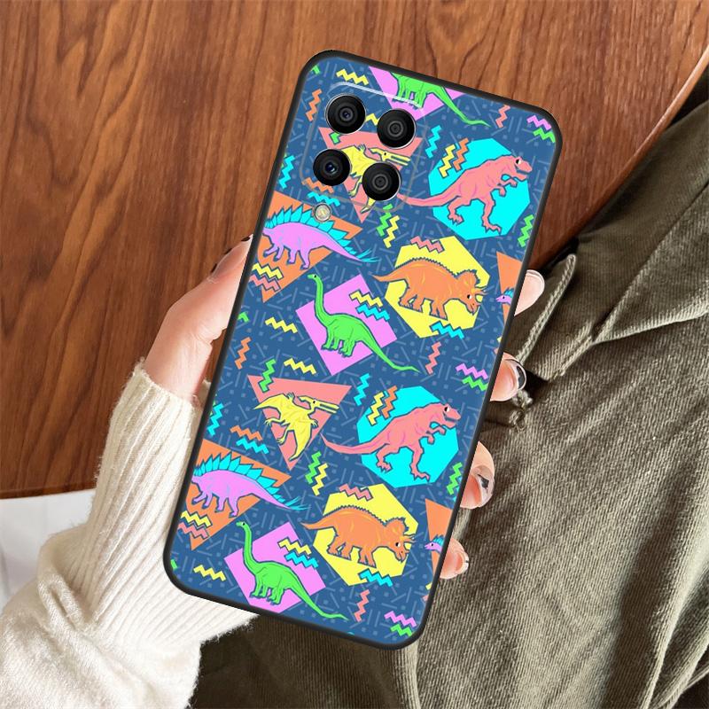Skeleton Dinosaur Pattern Case For Samsung Galaxy M12 M32 M52 M35 M55 M15 M11 M13 M14 M06 M16 M36 M56 M31 M53 M34 M54